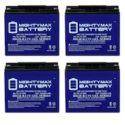 MIGHTY MAX BATTERY 12V 18AH GEL Battery Replacement for Tzora Classic Lite - 4 Pack ML18-12GELMP4755